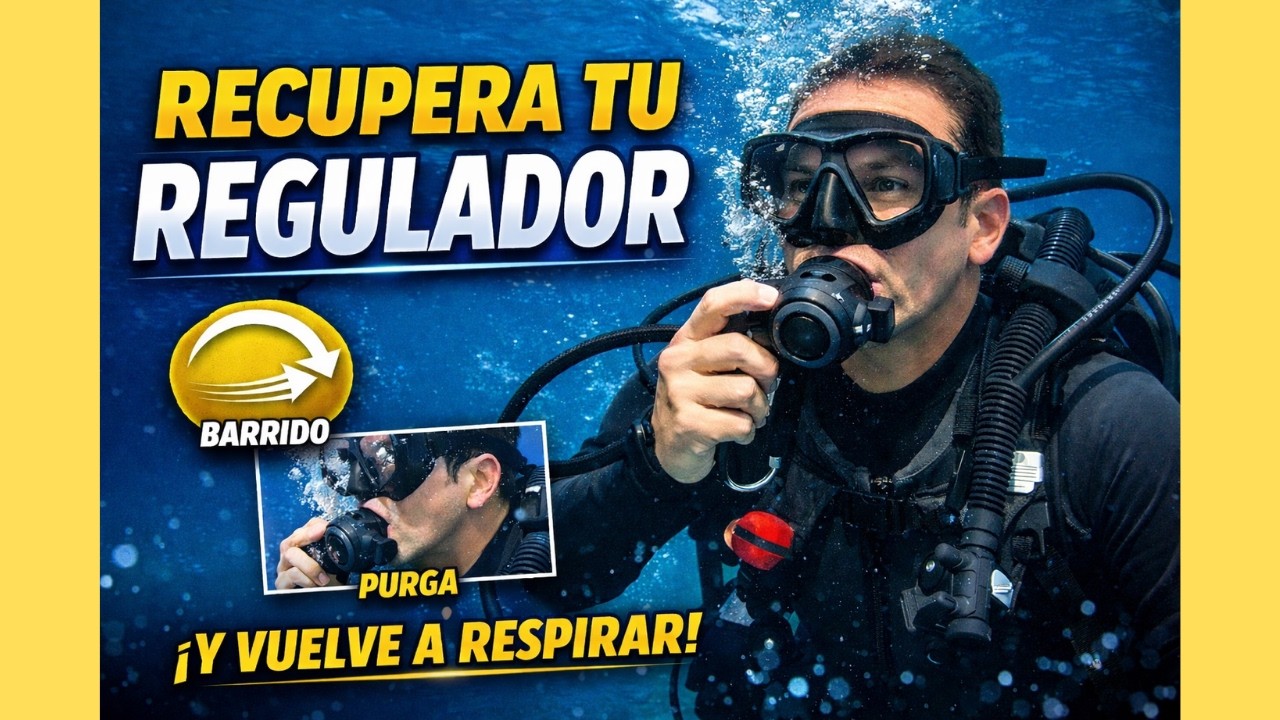 ¿Perdiste el Regulador? Técnica Correcta para Recuperarlo y Respirar