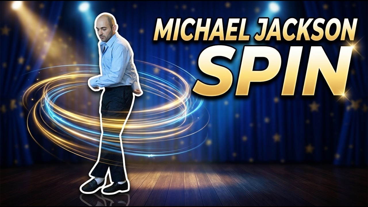 Michael Jackson dance tutorial - Michael Jackson Spin