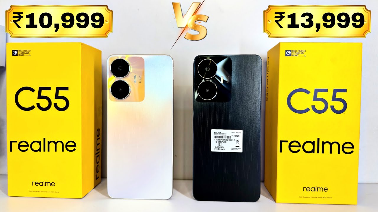 Realme C55 4GB/64GB 🆚 Realme C55 8GB/128GB ⚡ Unboxing ⚡ Comparison ⚡ Camera ⚡ Full Details 🔥