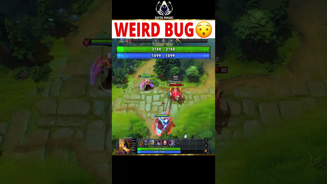 What may be causing this bug? 🤔 #dota2