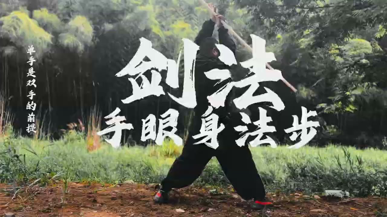 The hand, eye, and body steps of swordsmanship #剑法 #双手剑 #方寸剑