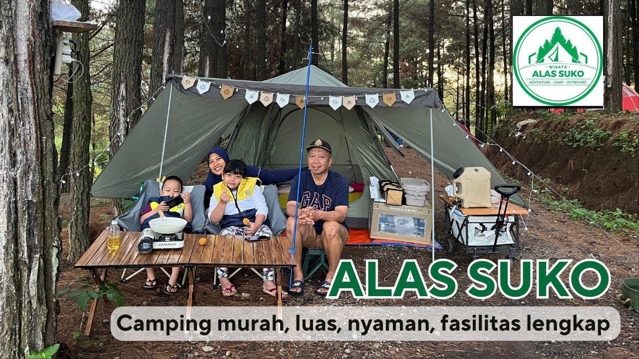 Camping keluarga di Alas Suko Trawas | Murah, Luas, Nyaman dan Fasilitas lengkap