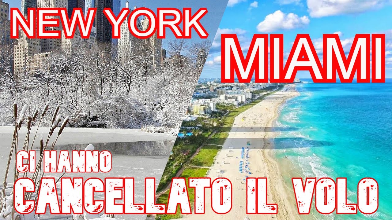 BLOCCATI A MIAMI! 😱 Il nostro volo per New York è stato CANCELLATO! 🚫