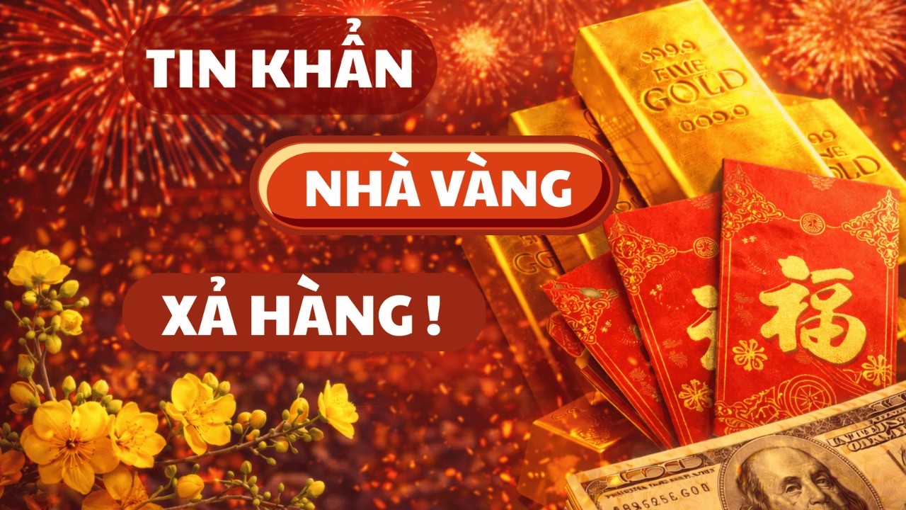 TIN KHẨN: Nhà Vàng Đồng Loạt “XẢ HÀNG” – Cơn Sốt Mua Vàng Trước Tết Bùng Nổ