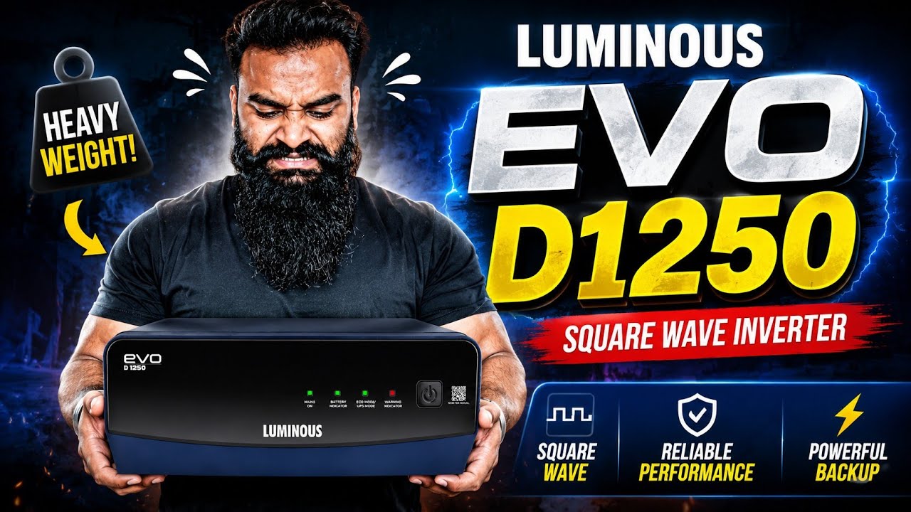 Luminous EVO D 1250 Inverter Review. Best Inverter Under 6k🔥