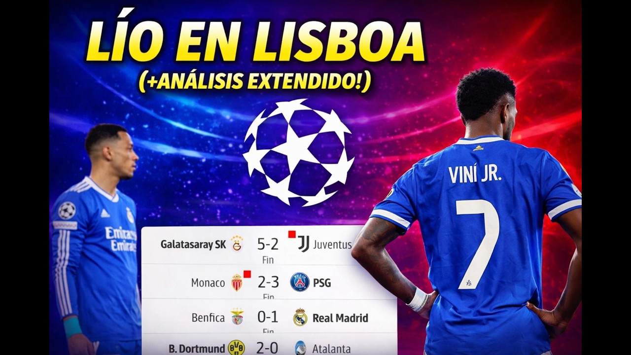 🔥 PARTIDAZO: Benfica vs Real Madrid + resumen de la jornada
