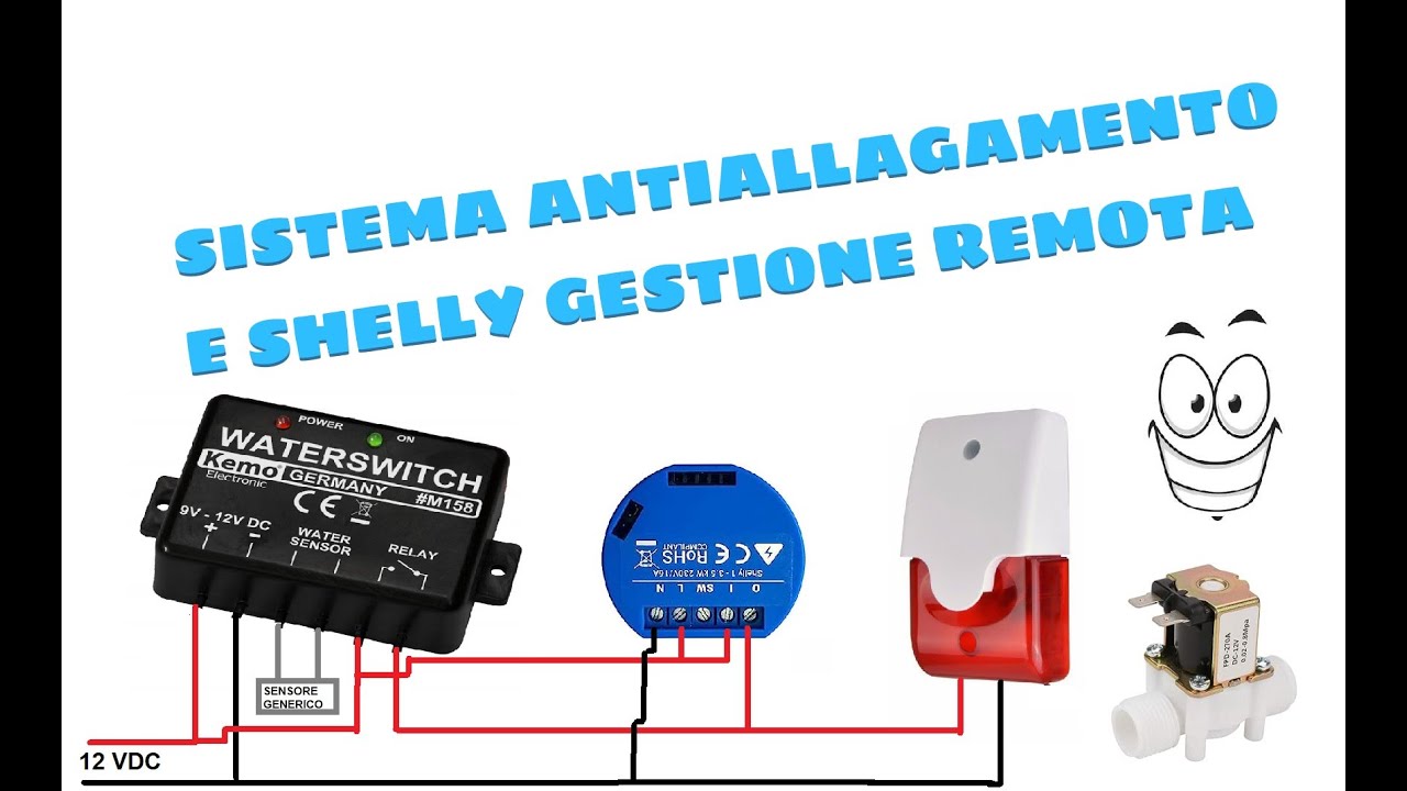 SENSORE ANTIALLAGAMENTO CON SHELLY (COLLEGAMENTO)