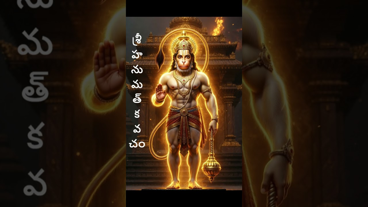 Sri Hanumat Kavacham | Powerful Protection Stotra | Removes Fear & Negativity | Protection Mantra