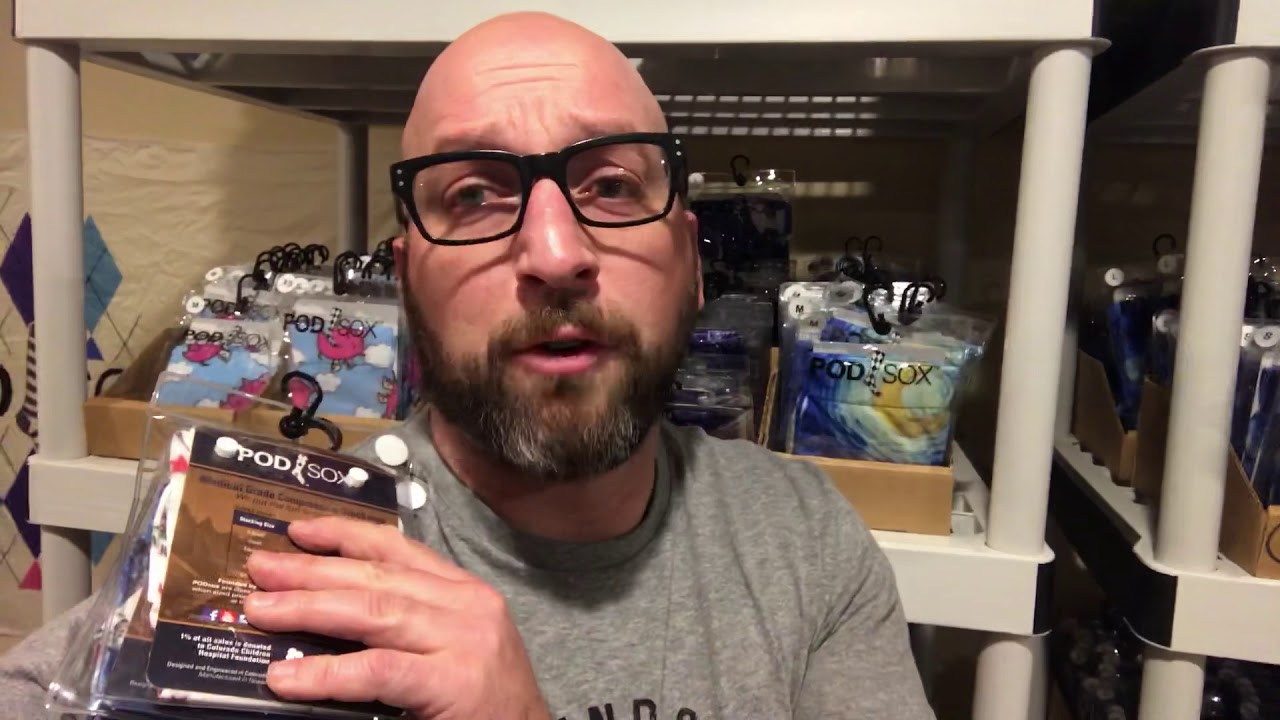 Thanks to Barbara from PODsox-Compression socks for nurses and anyone that has legs