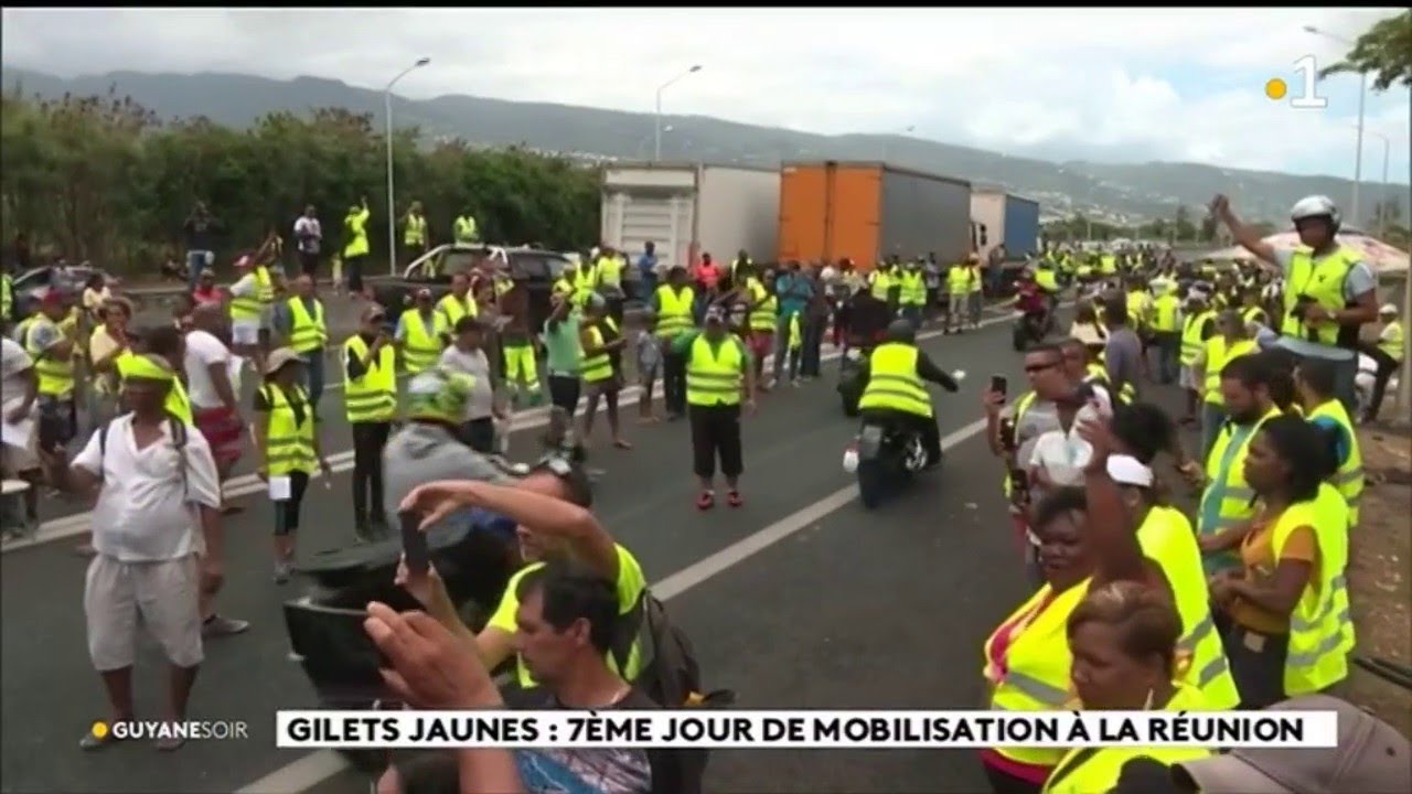 Gilets jaunes : 7è jour de mobilisation à la Réunion, les tensions perdurent