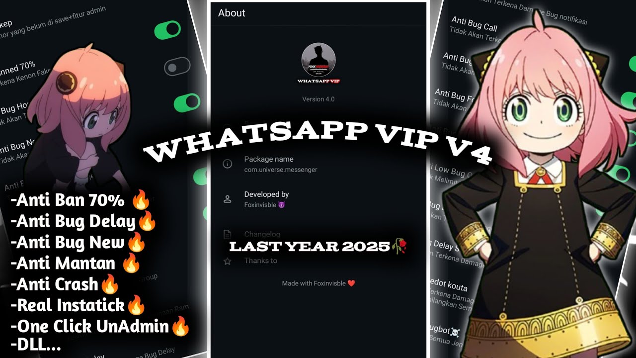 WHATSAPP ANTI BUG ANTI VIRUS TERBARU 2025 || ANTI BUG ALL MAU KERAS KAGA 😈
