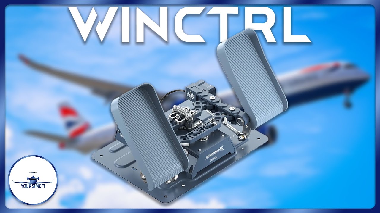 Brand New | WINCTRL Orion 32 AIRBUS Rudder Pedels | Unboxing, Setup and Review [Real Airline Pilot]
