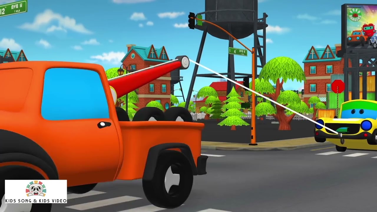 Road Rangers Vs Haunted House Monster Truck Cartoons | Car Videos For Babies