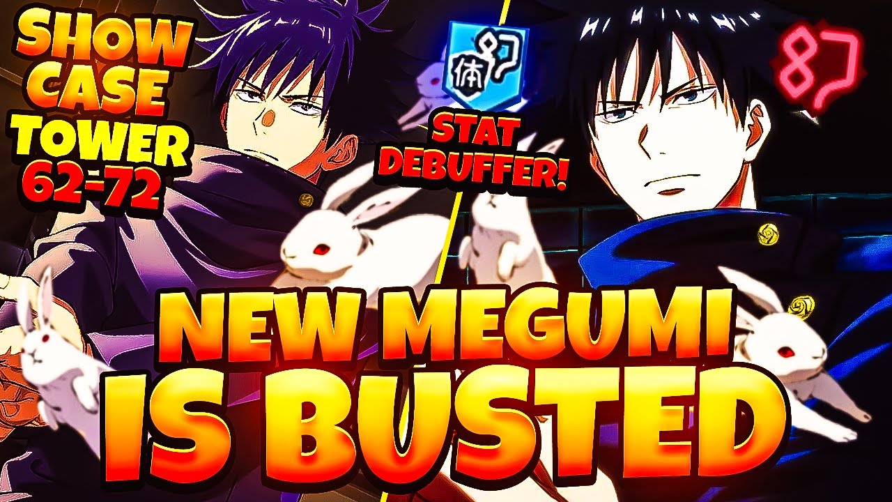 INSANELY GOOD! *NEW* RABBIT MEGUMI TOWER SHOWCASE - STAT DEBUFFER GOES CRAZY! JJK: PHANTOM PARADE