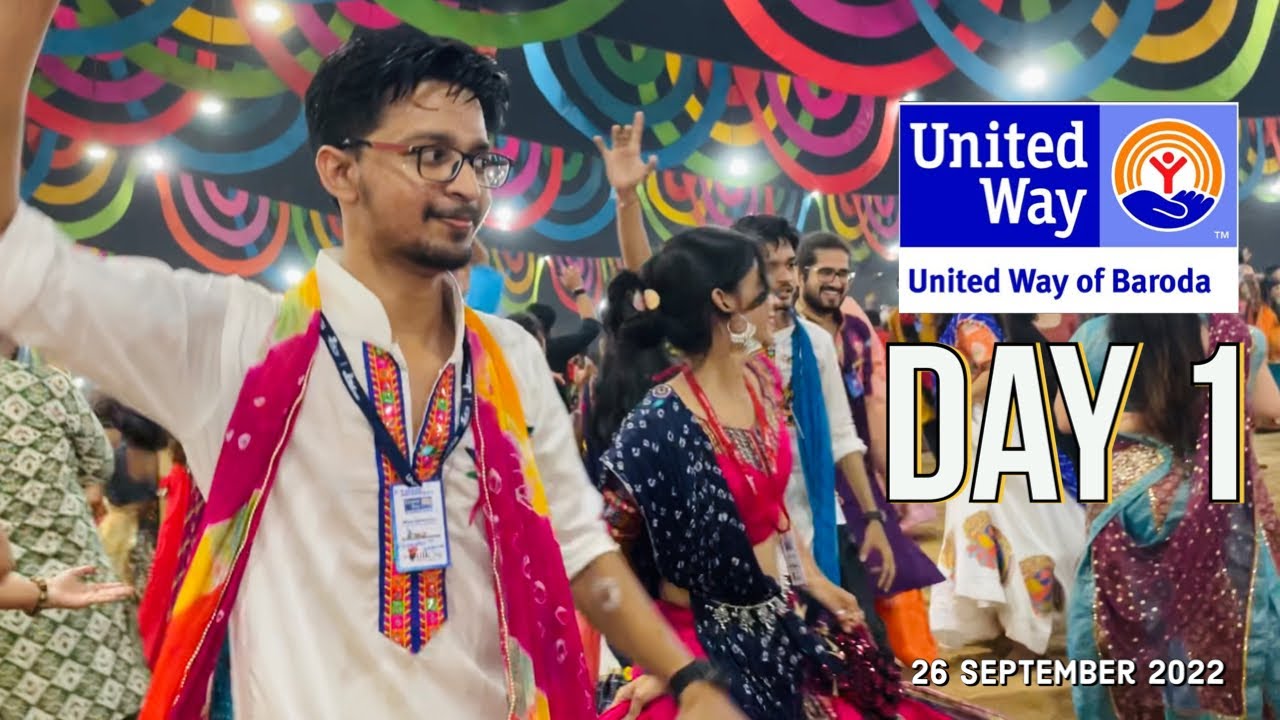 HV Vlog | United Way Of Baroda - Navratri Day 1 The Beginning