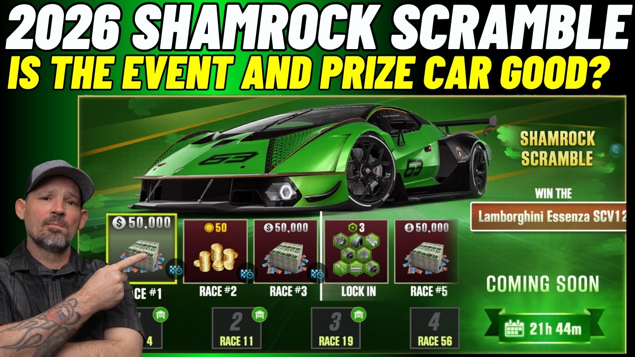 CSR2 Shamrock Scramble 2026 | Overview and My Thoughts about the event and prize car.