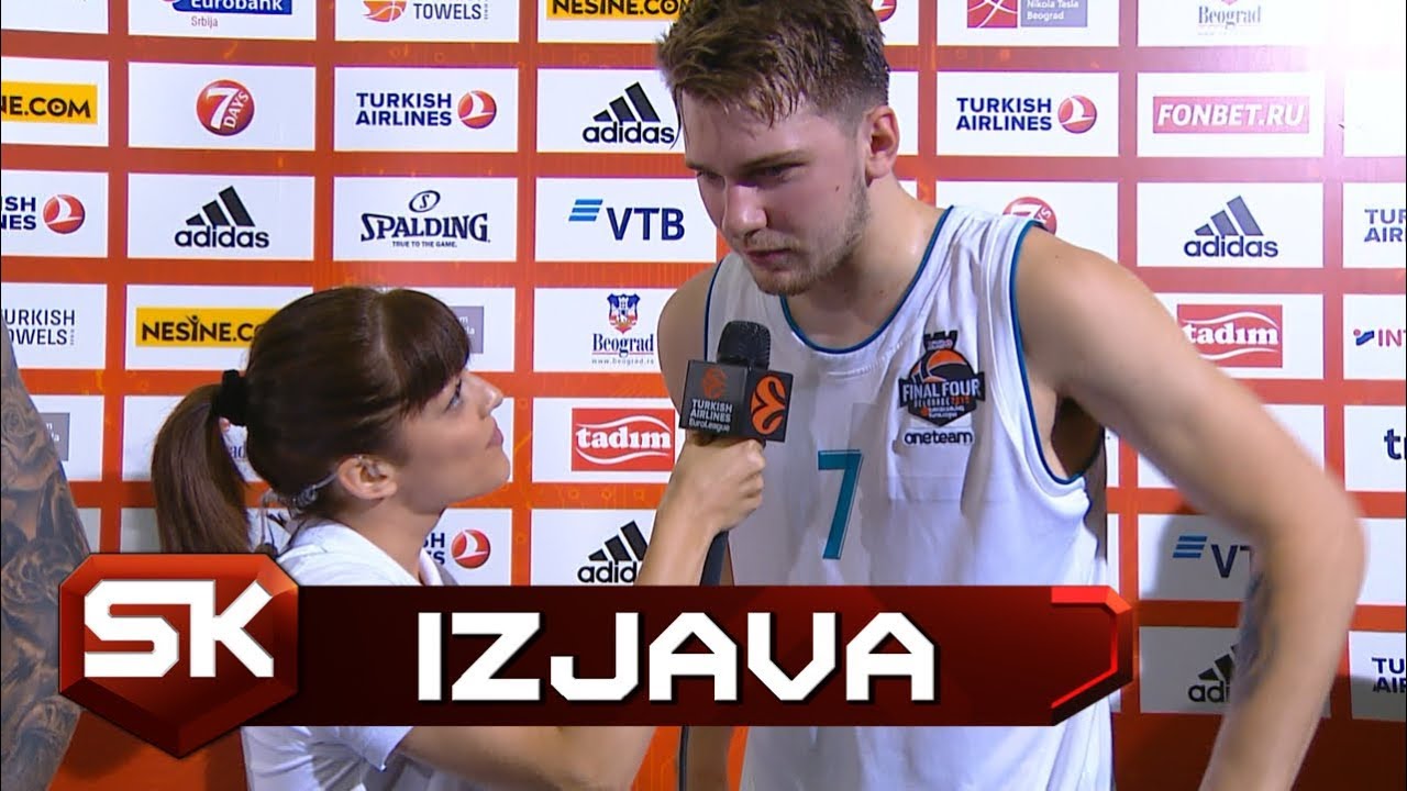 Luka Dončić - Izjava na Srpskom Posle Plasmana u Finale Evrolige | SPORT KLUB Final Four
