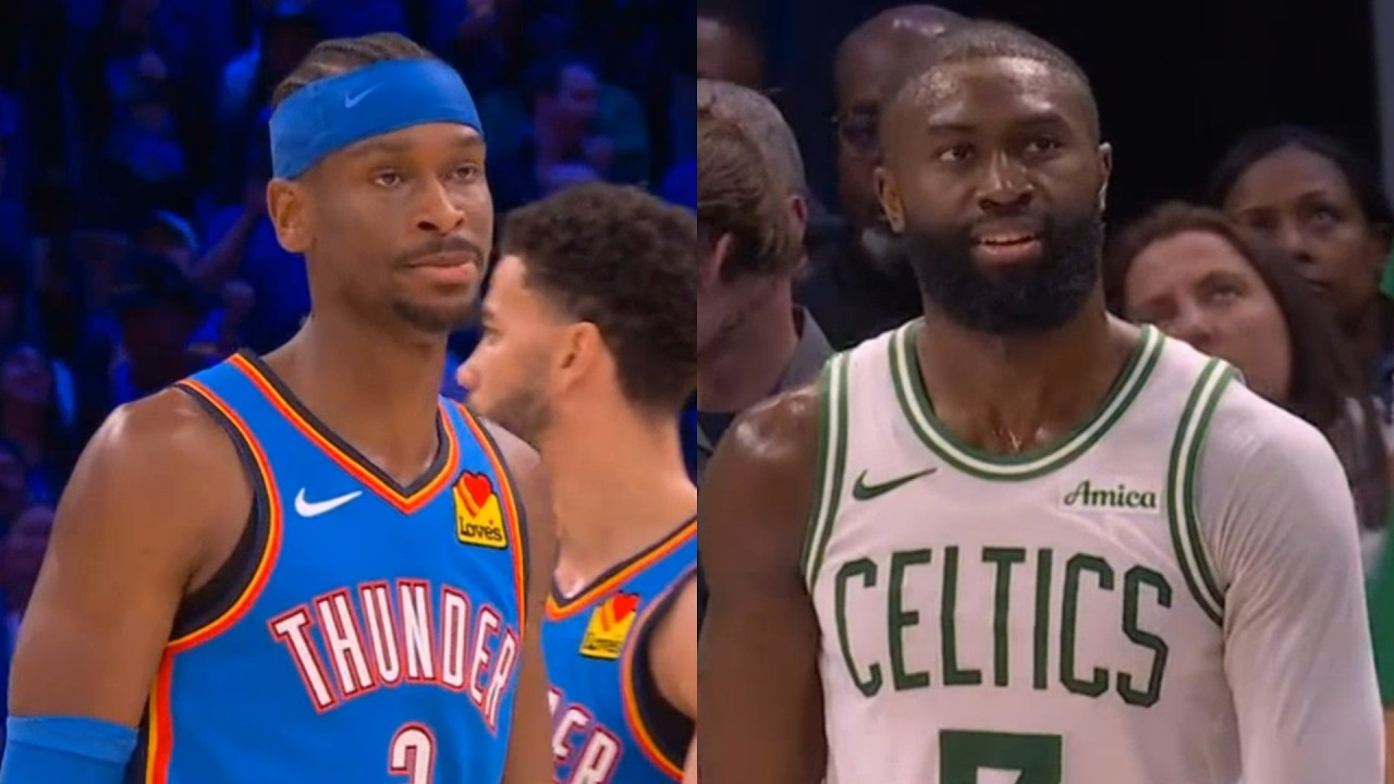 WILD Final Plays to OKC vs Boston Celtics - SGA and Jaylen Brown clutch buckets
