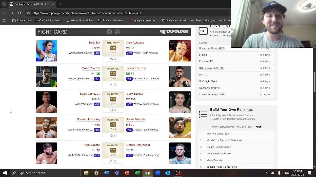 DANA WHITES CONTENDER SERIES WEEK 3 MIR VS APODACA