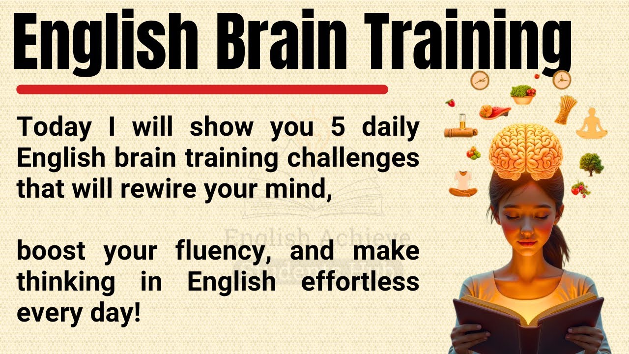 Train Your English Brain 🔥 | 5 Powerful Daily Challenges to Think & Speak Like a Native ✅