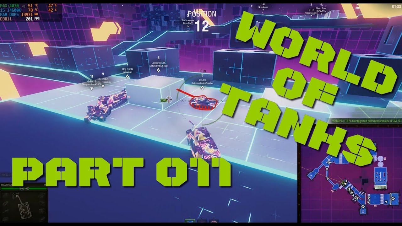 World of Tanks Neon Dash Domination &ndash; Unstoppable Triumph! - PC Gameplay Part 11