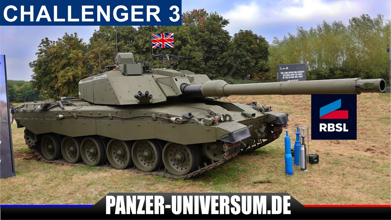 Challenger 3, jetzt mit Deutscher Technik von Rheinmetall! - Alle Informationen - Dokumentation