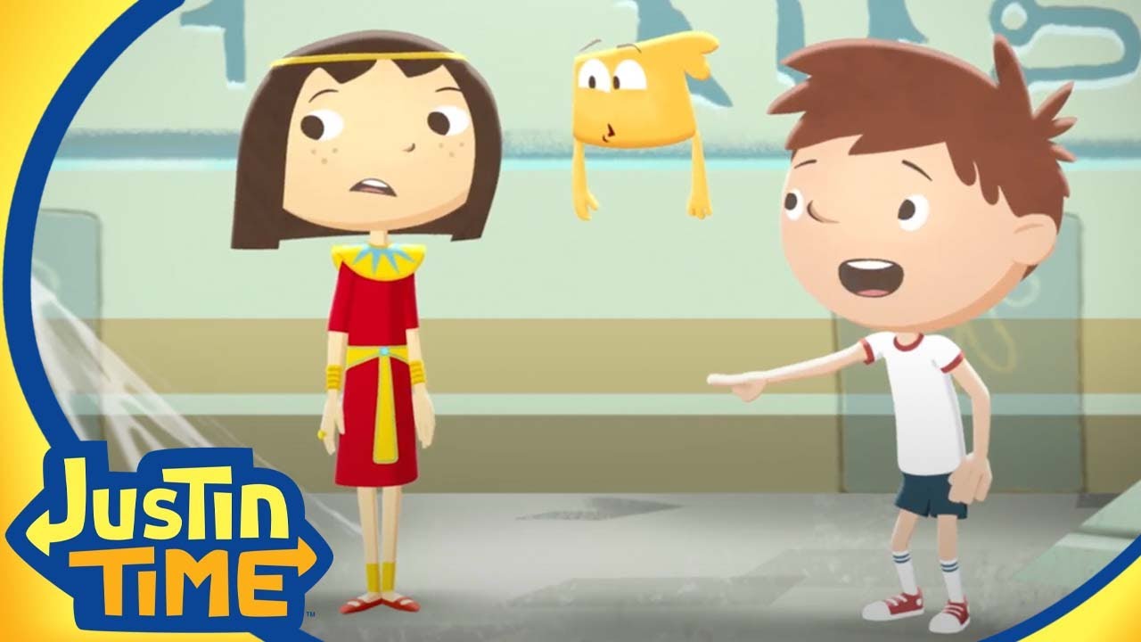 Justin and Olive lose the Queen's cat | Justin Time Season 1
