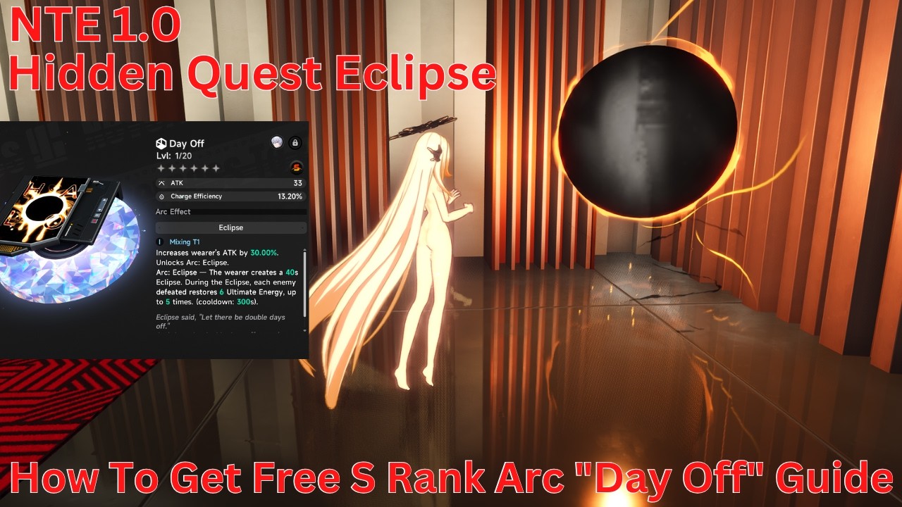 Hidden Quest Eclipse How To Get Free S Rank Arc 
