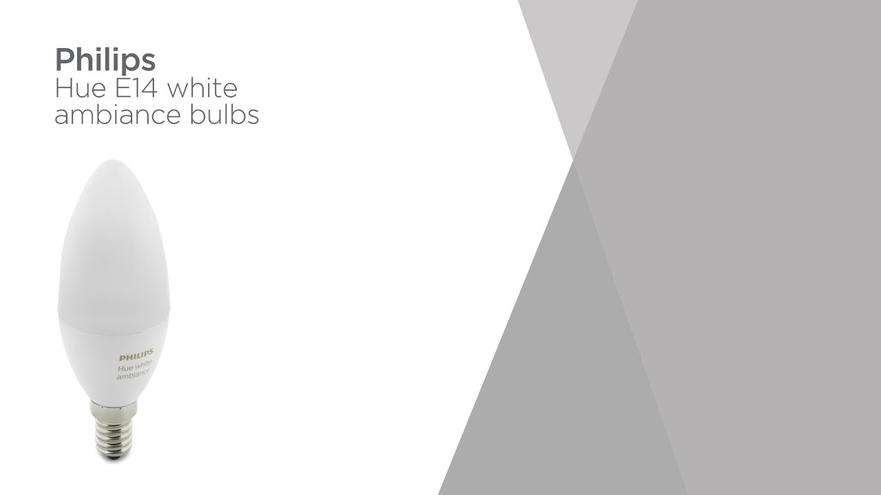 Philips Hue White Ambiance Wireless Bulb - E14 | Product Overview | Currys PC World