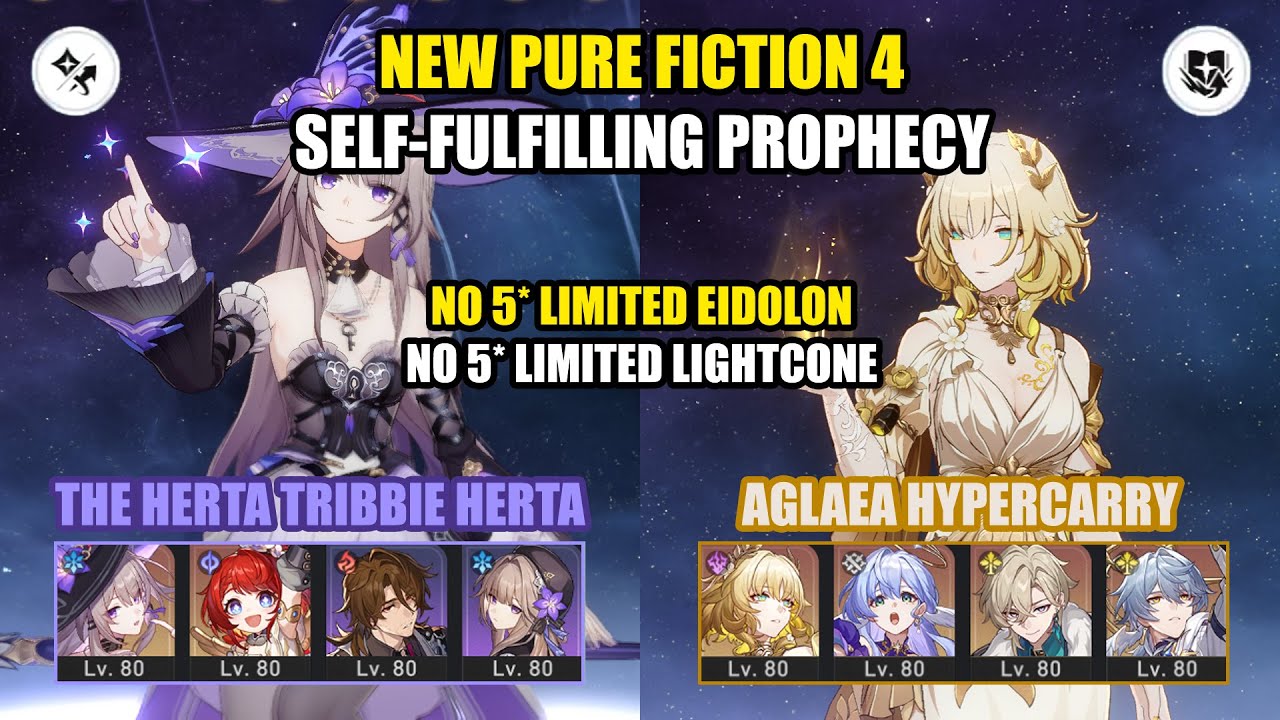 NEW Pure Fiction 3.1 | The Herta Tribbie & Aglaea HyperCarry | Honkai Star Rail