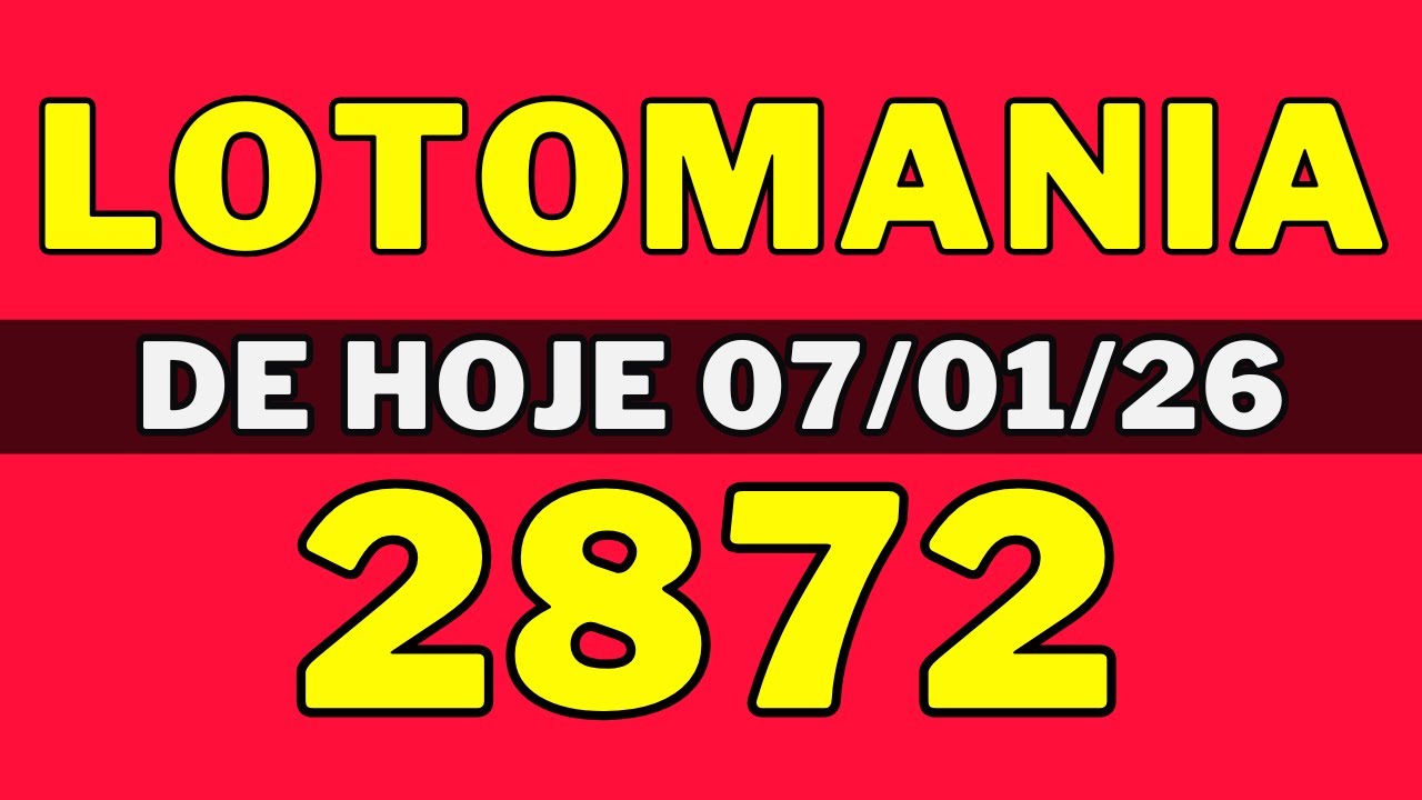 Lotomania 2872 - Resultado da lotomania 2872 de hoje (07-01-25)