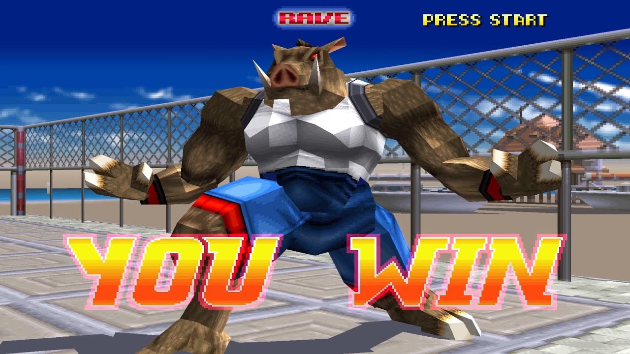 Bloody Roar - Mitsuko The Boar - Arcade Mode (PS1)
