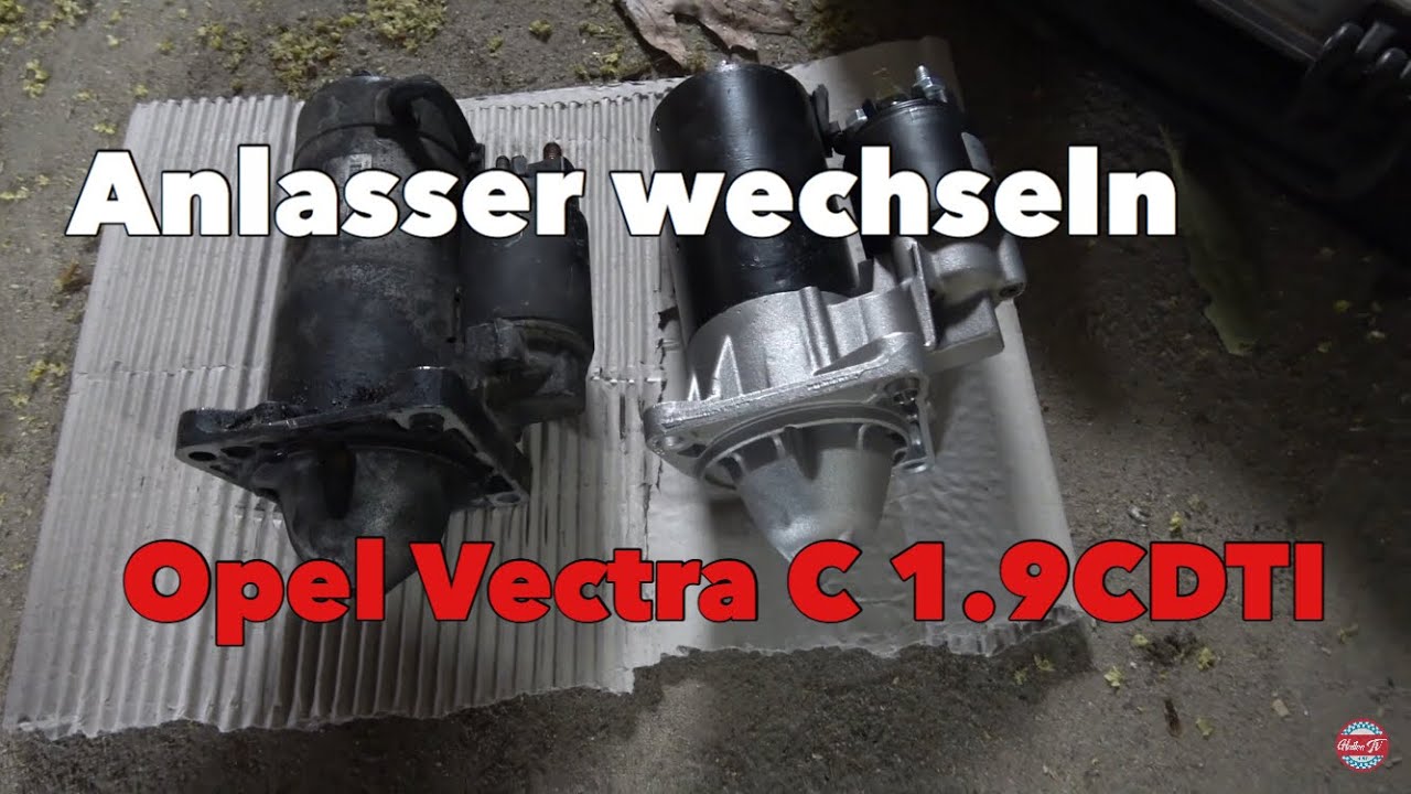 Anlasser wechseln beim Opel Vectra C 1.9CDTI / Z19DTH // Learning by viewing