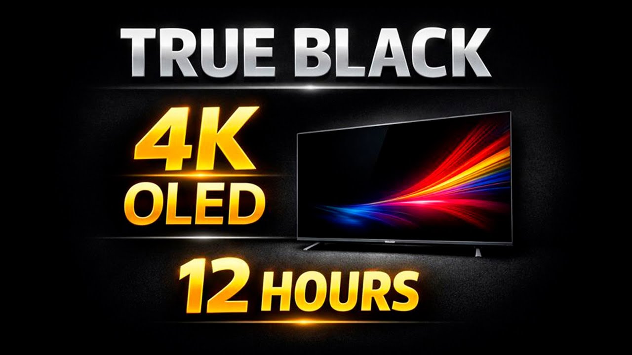 Black Screen Test 4K OLED – 12 Hours – Burn-in & Dead Pixel Test