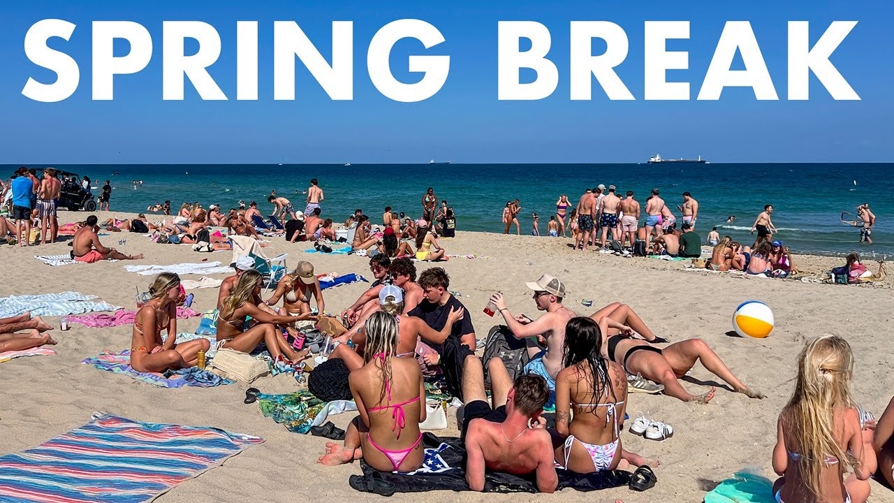 Spring Break 2025 LIVE Fort Lauderdale Beach Florida