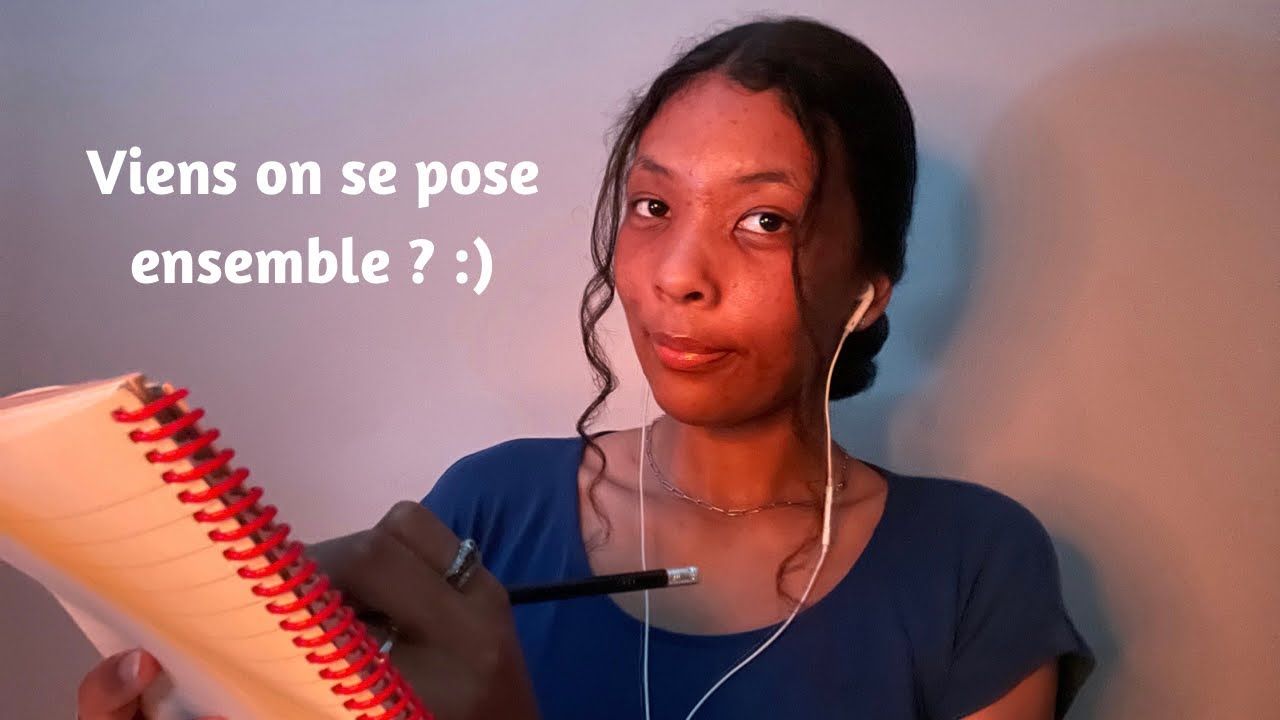 ASMR | P’tit moment détente après ta rentrée (je te dessine)