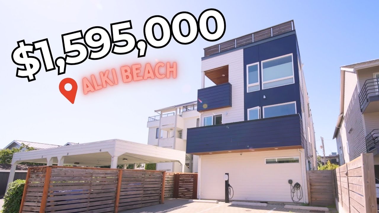 $1,595,000 Alki Beach Luxury Home Tour | West Seattle Real Estate