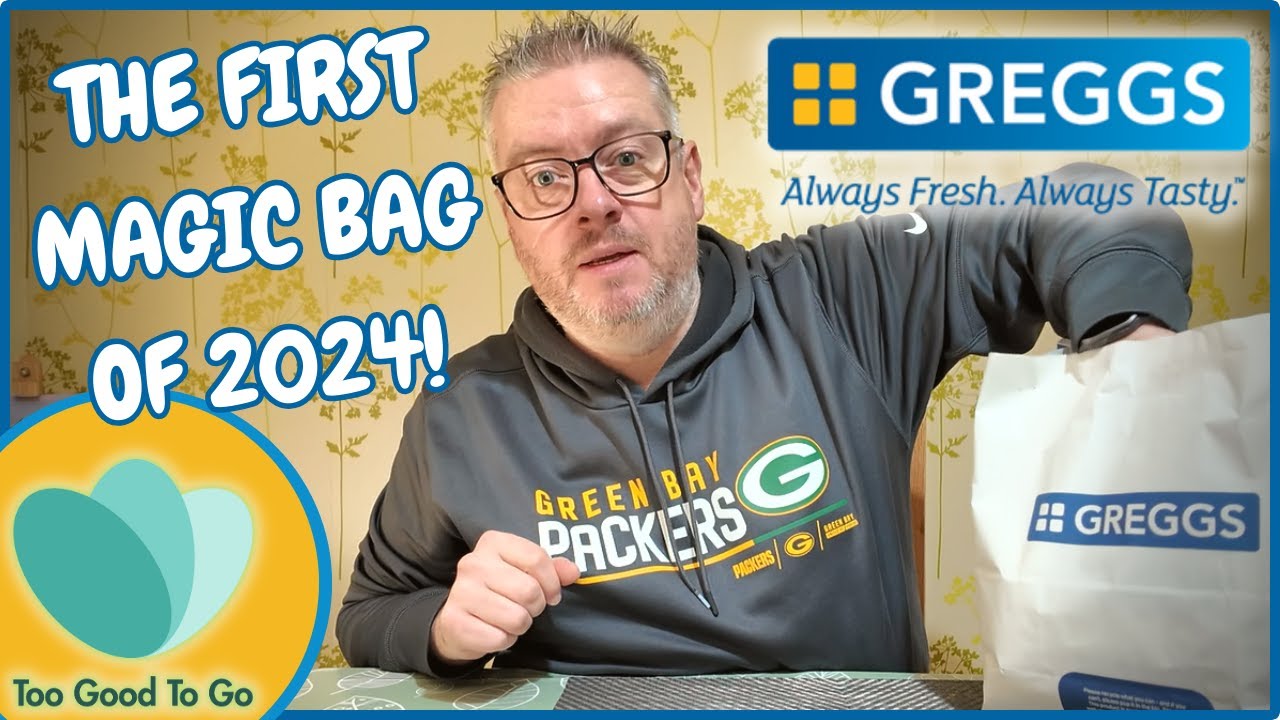 My first GREGG'S Too Good To Go Bag of 2024 - Saving Food Waste while saving MONEY!