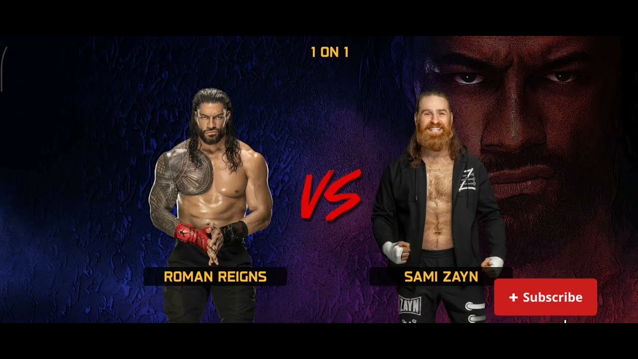 Epic Rivalry Continues! Roman Reigns vs Sami Zayn – WWE 2K25