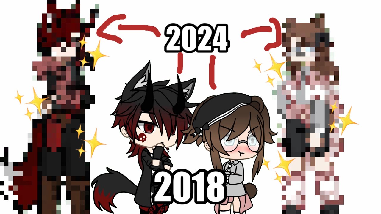 REDESIGINING 2017-2018 GACHA CHARACTERS (to fit into my fantasy world) PART 2 | PeachyPlanet
