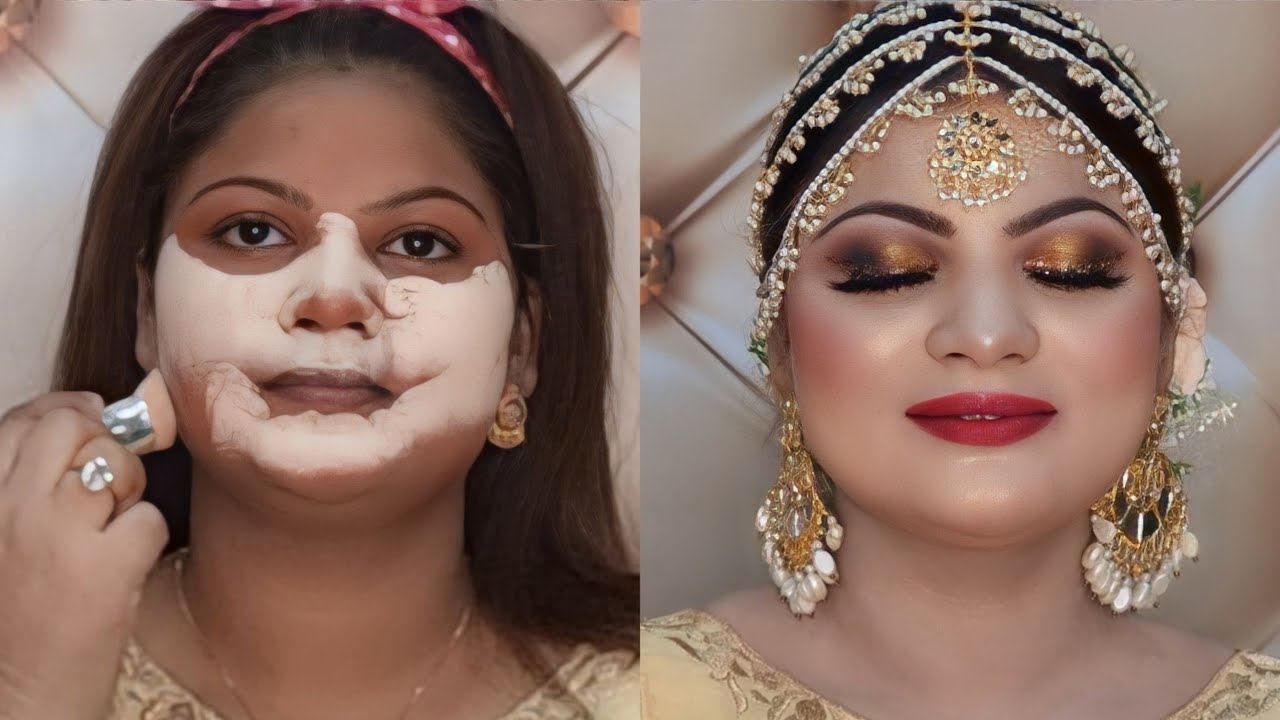 How to do Fair Makeup on Dark skin tone? | Party Makeup Base Tips and Tricks