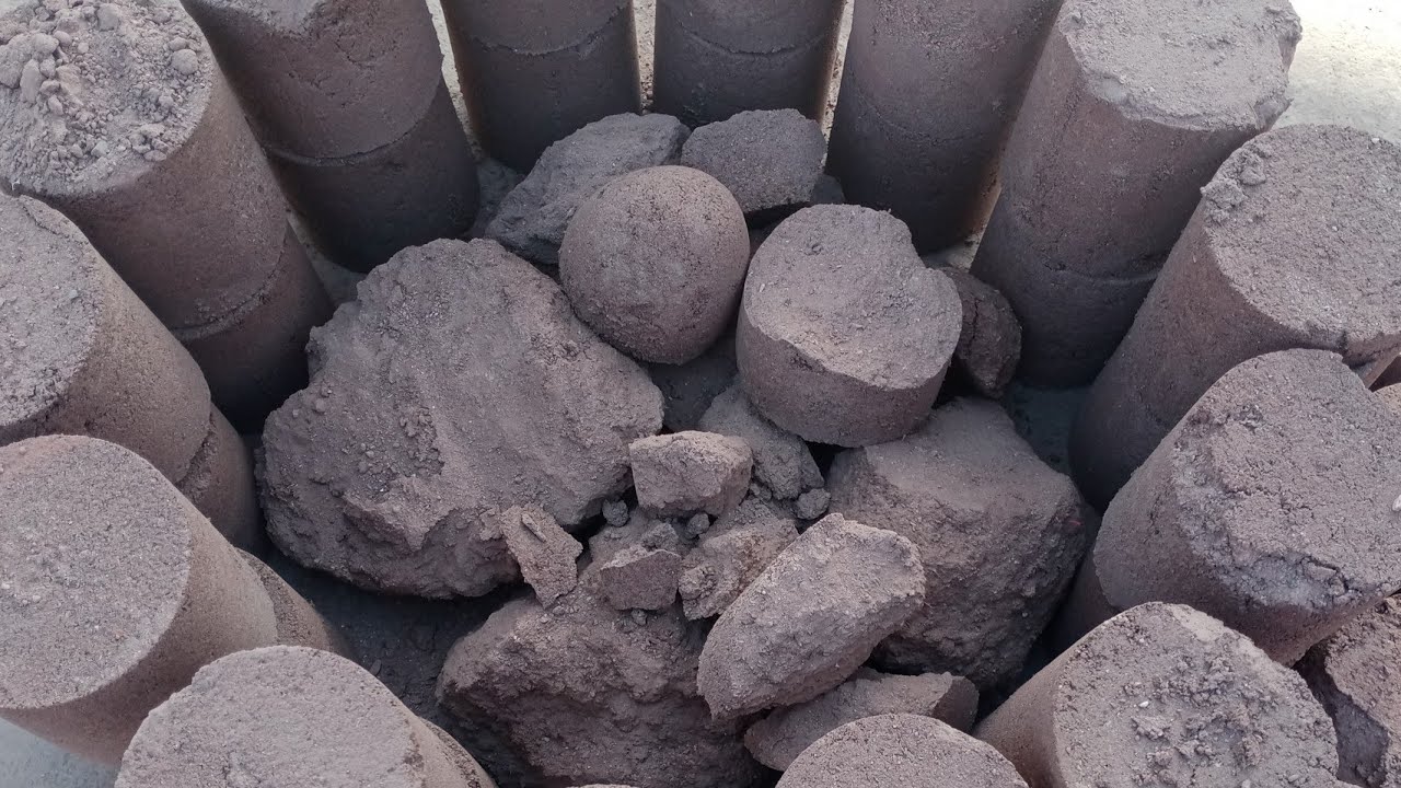 ASMR: Happy Birthday 🎂🎉@glitmot ❤️ Pure Cement mix Red Sand Dry Water Crumbling Smashing 👌#asmr