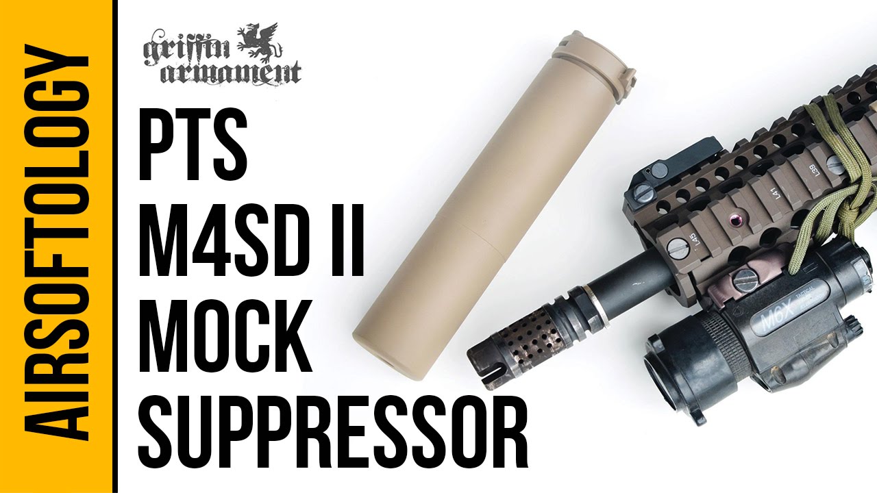 Имитация глушителя PTS Griffin M4SDII | Обзор Airsoftology