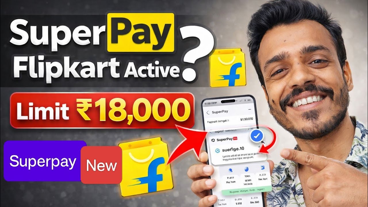 SuperPay in 3 Flipkart