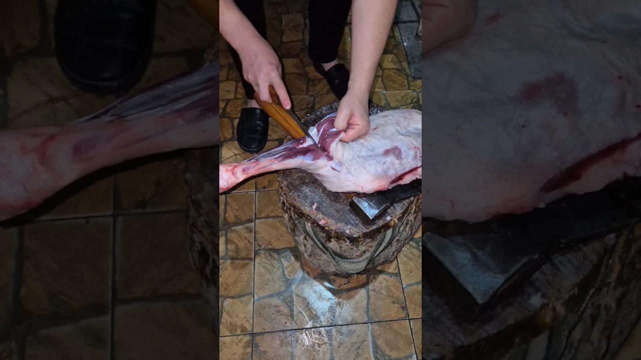 ✅️ Qoy qolini qanday buzish ✅️ Qassoblik Xizmati 🥩 99 990-09-06  #meat #food #lamb #cuttingskills