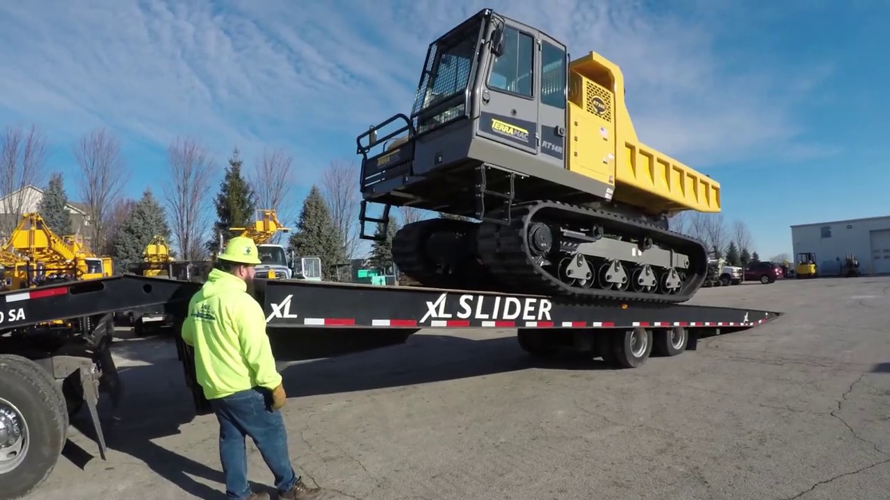 Ideal Landscape Group I Terramac RT14R Crawler Carrier Delivery