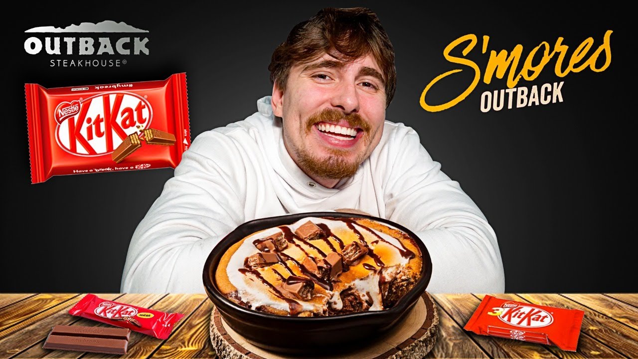 Lançamento do Outback - S'MORES OUTBACK + KIT KAT I Sorvete de Twix /Gaba\