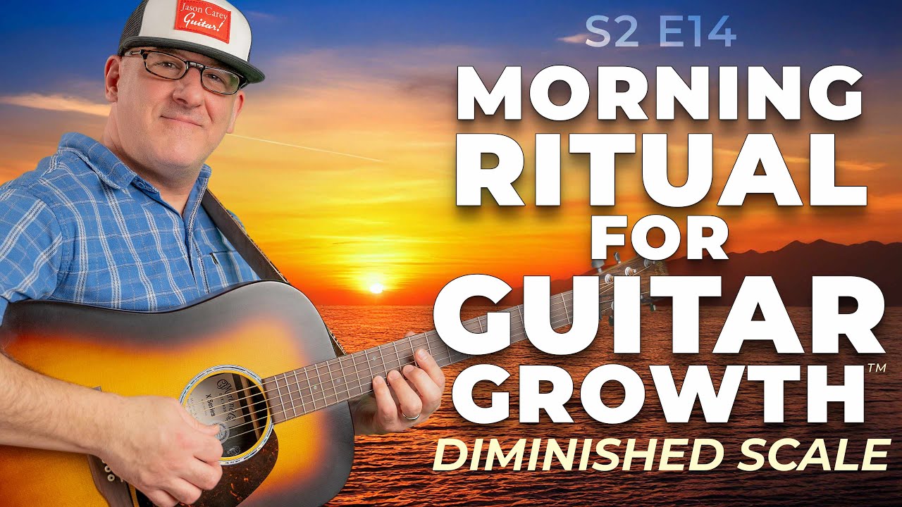 🎸 Morning Ritual for Guitar Growth S2 E14 | Diminished Scale, Pentatonic Shapes & 4-Finger Reps