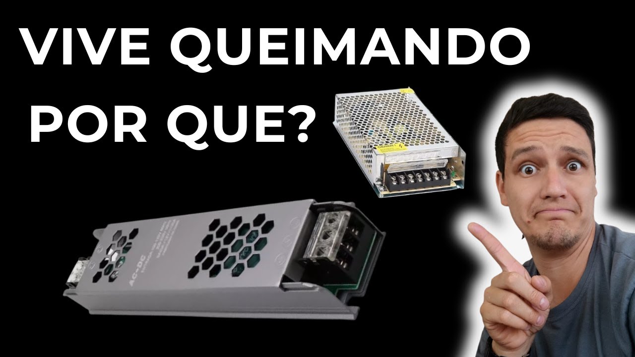 Por que minha fonte do led queima? Como calcular fonte e potência da fita de Led?