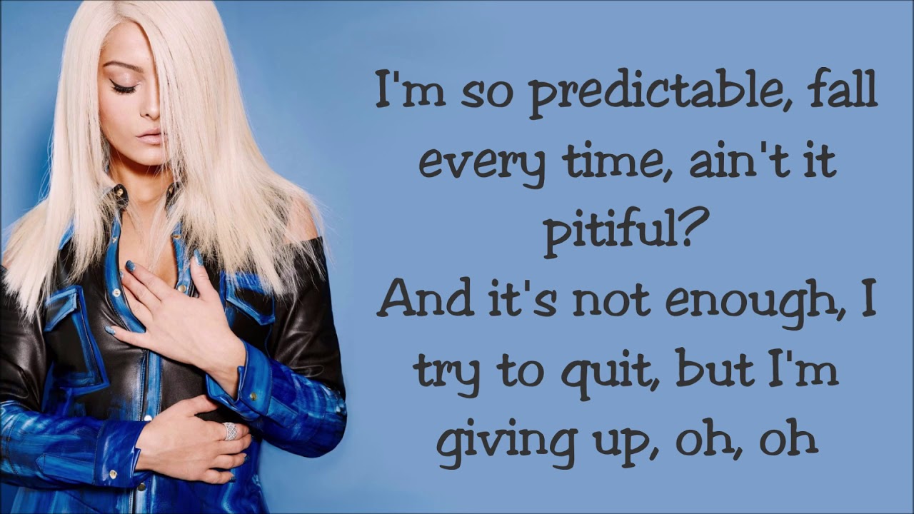 Bebe Rexha ~ Self Control ~ Lyrics